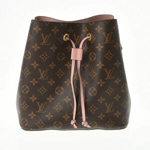LOUIS VUITTON Monogram NeoNoe Rose Pink Poudre Canvas Shoulder Bag